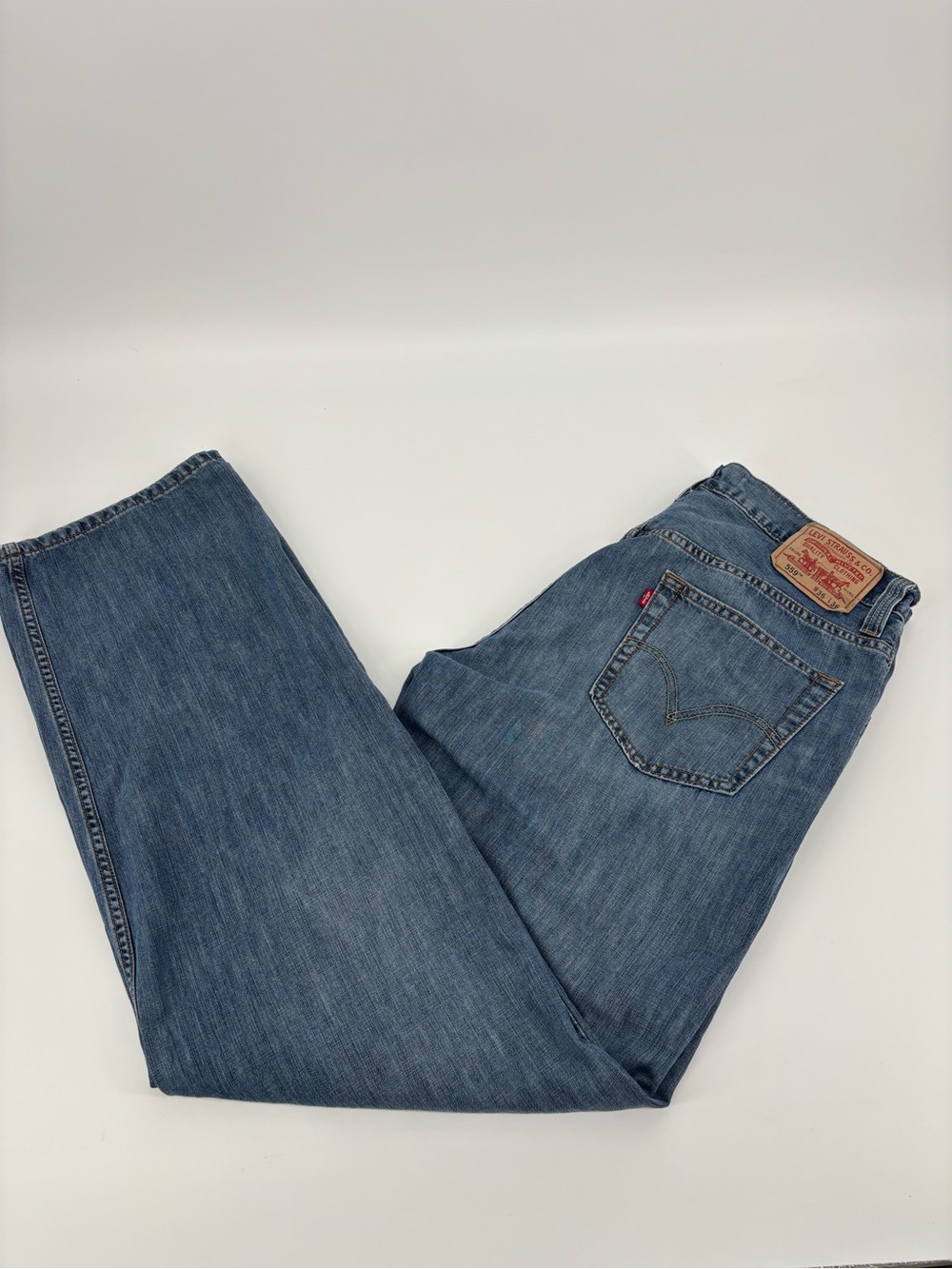 Levis 559 Men 36x36 Relaxed Straight Leg Jeans Blue Denim 100% Cotton 36 x 36